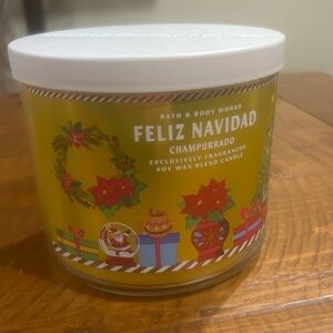 Bath & Body Works  Feliz Navidad Champurrado Candle